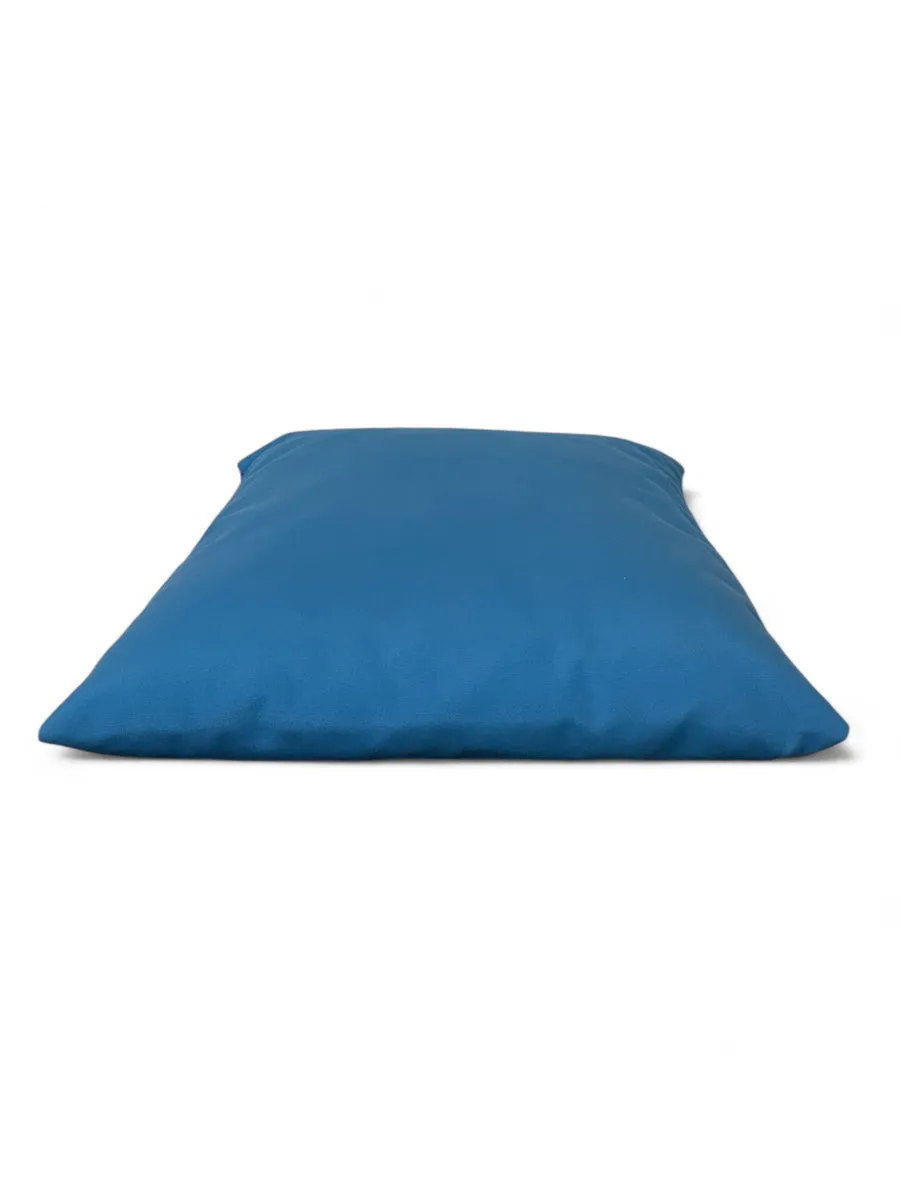 Solids azure cushion photo 2