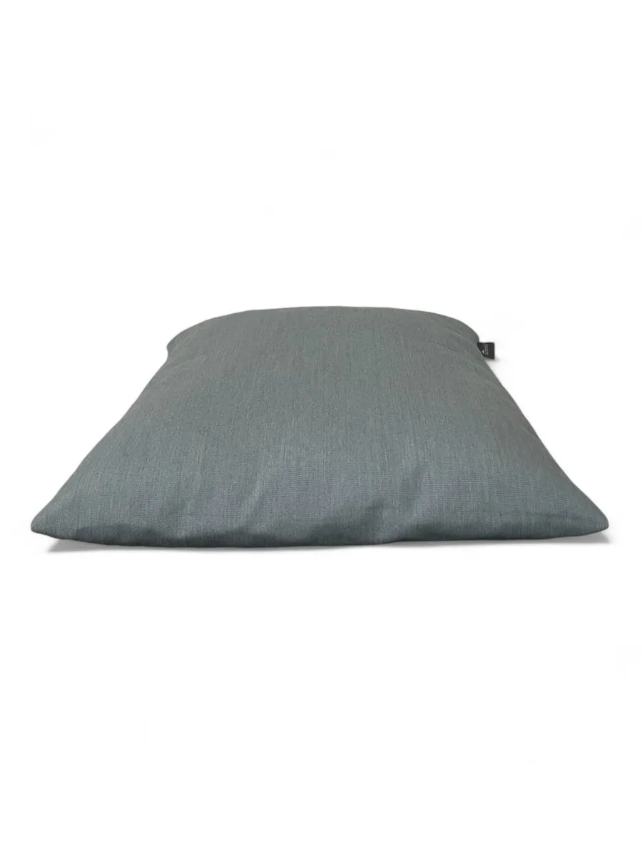Solids mineral blue chiné cushion photo 2