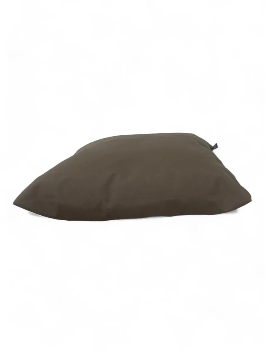 Solids taupe cushion photo 2
