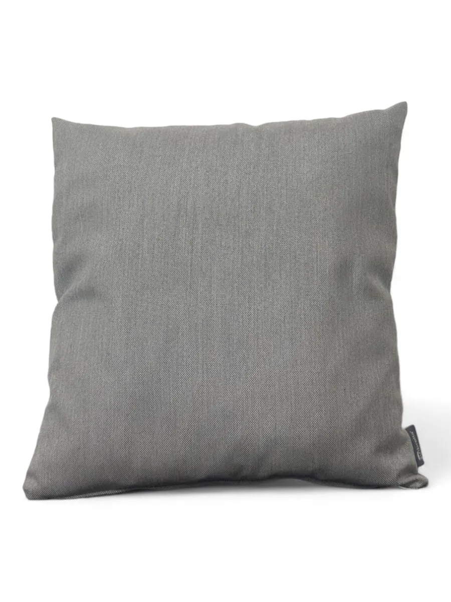 Natte grey chiné cushion – Sunbrella outdoor cushion 45x45