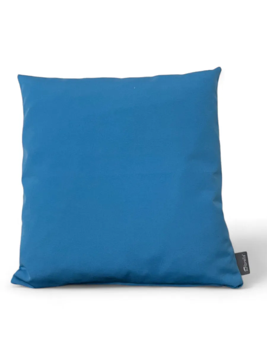 Solids azure cushion – Sunbrella outdoor cushion 45x45