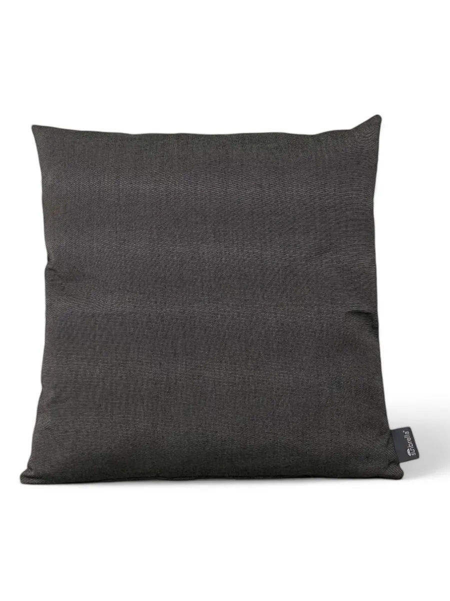 Solids Charcoal cushion photo 1