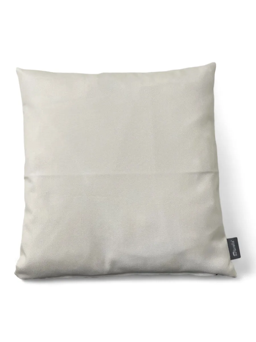 solids naturel cushion – Sunbrella outdoor cushion 45x45
